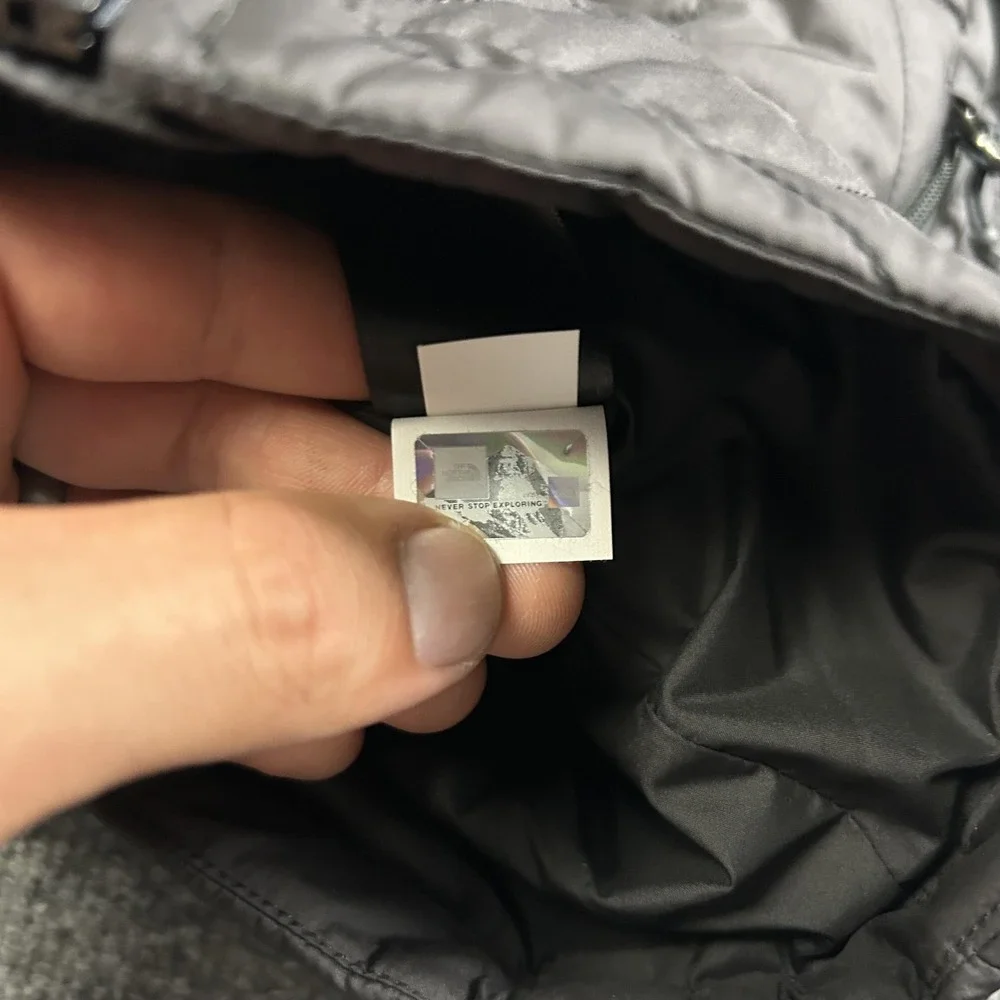 The North Face Jacket Womens Small Black Quilted Puffer Full Zip Insulated Warm - Picture 5 of 7